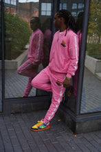 Load image into Gallery viewer, Retro “HAND” Tracksuit Pink