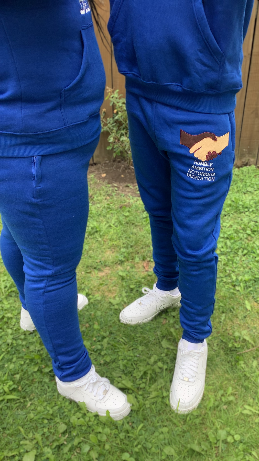 Cozy “HAND” Joggers Blue